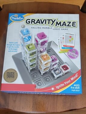 Think! Gravity Maze Marble Logic Game